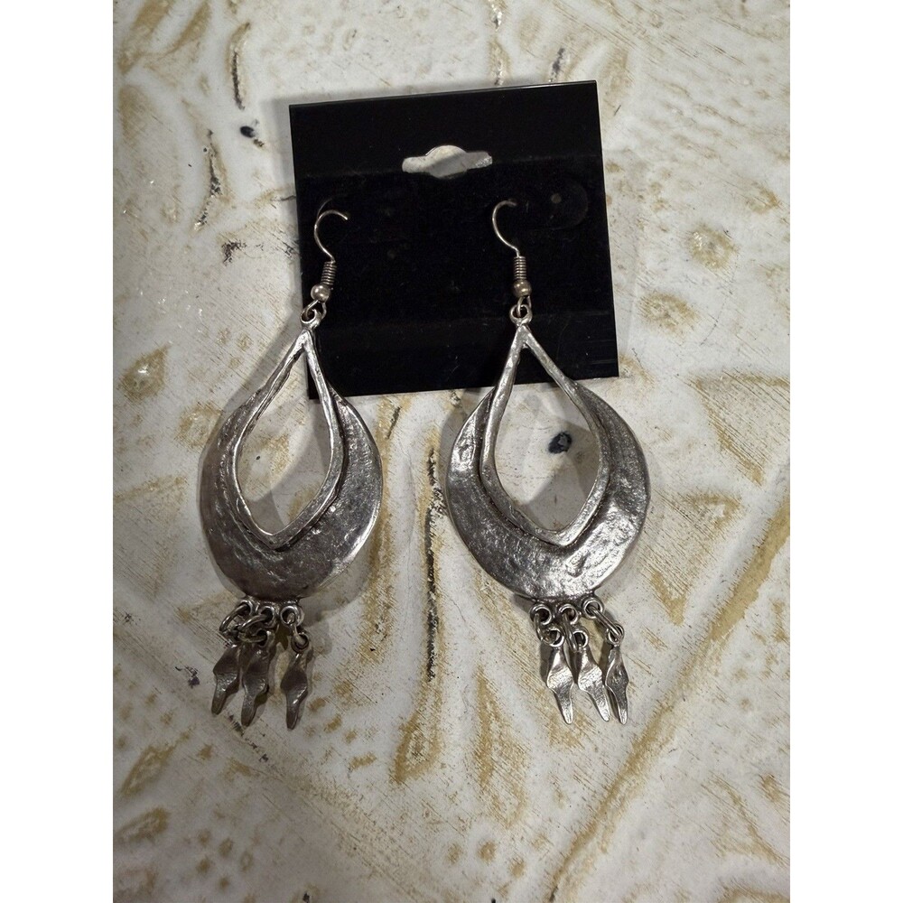 Chanour Pewter Earrings